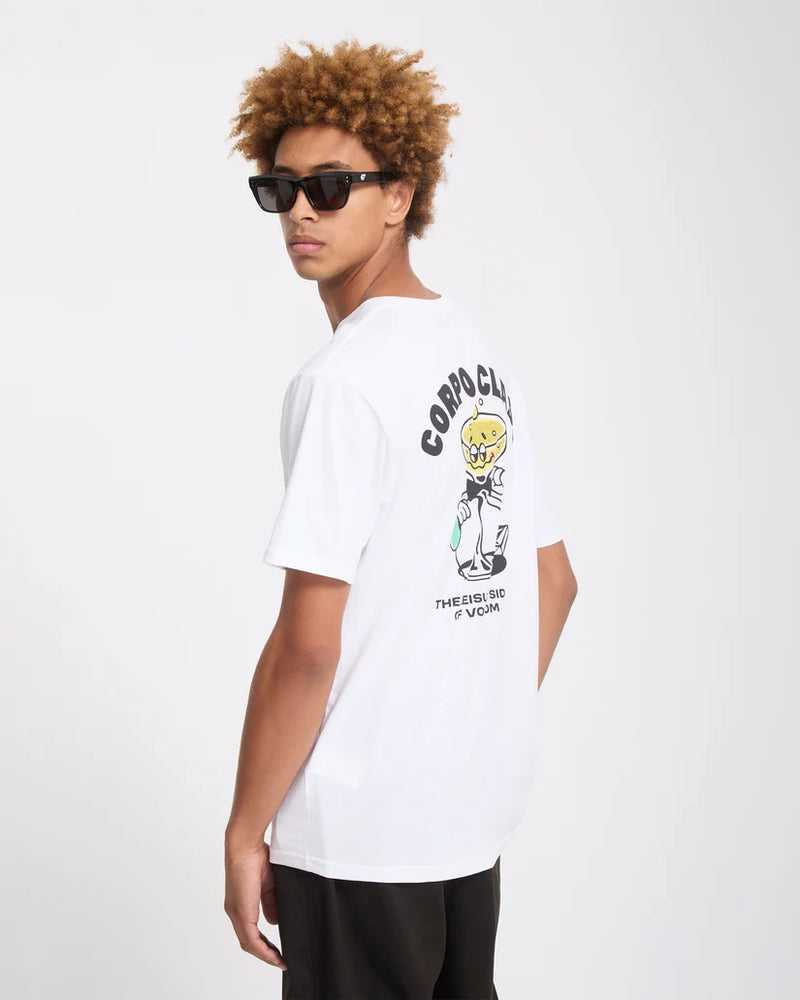 Load image into Gallery viewer, Volcom Men's Corpo Class T-Shirt White A3532601-WHT
