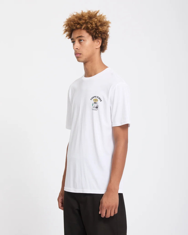 Load image into Gallery viewer, Volcom Men's Corpo Class T-Shirt White A3532601-WHT
