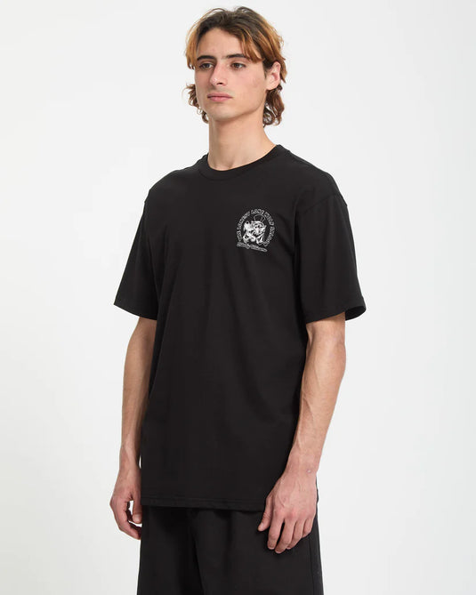 Volcom Men's Solo Wolf T-Shirt Black A3542511-BLK