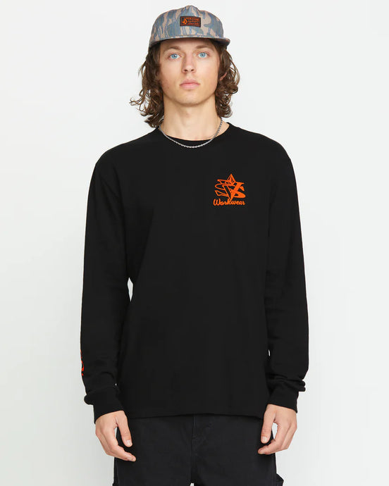 Volcom Men's Excavator T-Shirt Black A3612502_BLK