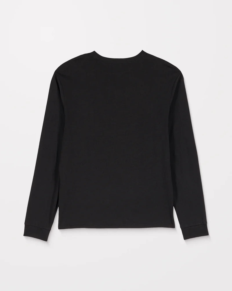 Load image into Gallery viewer, Volcom Men&#39;s Stone Blanks Long Sleeve T-Shirt Black A3632503_BLK
