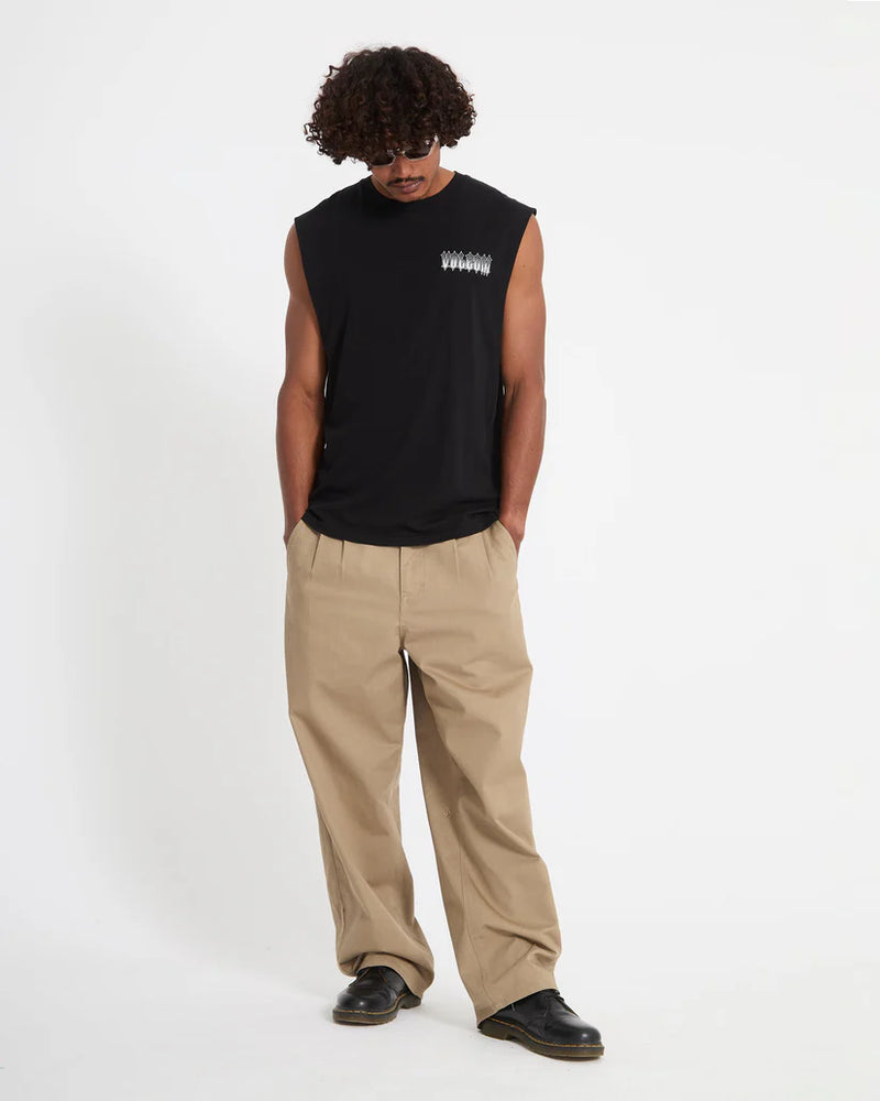 Load image into Gallery viewer, Volcom Men's Gamma Doom Tank Top Black A3712602_BLK
