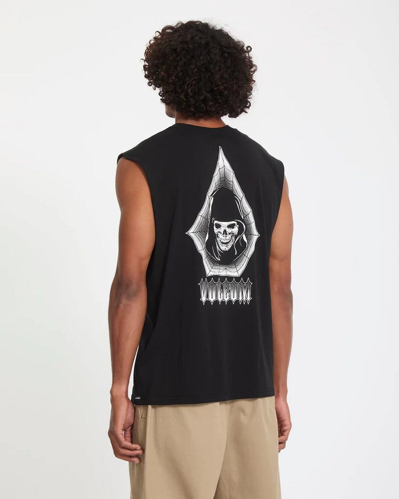 Load image into Gallery viewer, Volcom Men's Gamma Doom Tank Top Black A3712602_BLK
