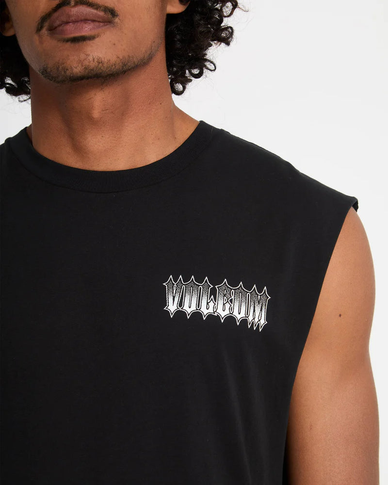 Load image into Gallery viewer, Volcom Men's Gamma Doom Tank Top Black A3712602_BLK
