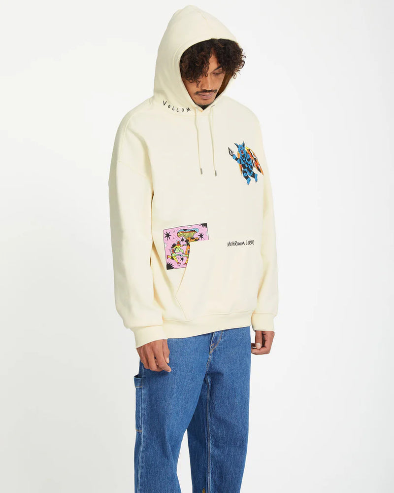 Load image into Gallery viewer, Volcom Unisex Bob Mollema 2 Hoodie Light Beige A4112506_LBG
