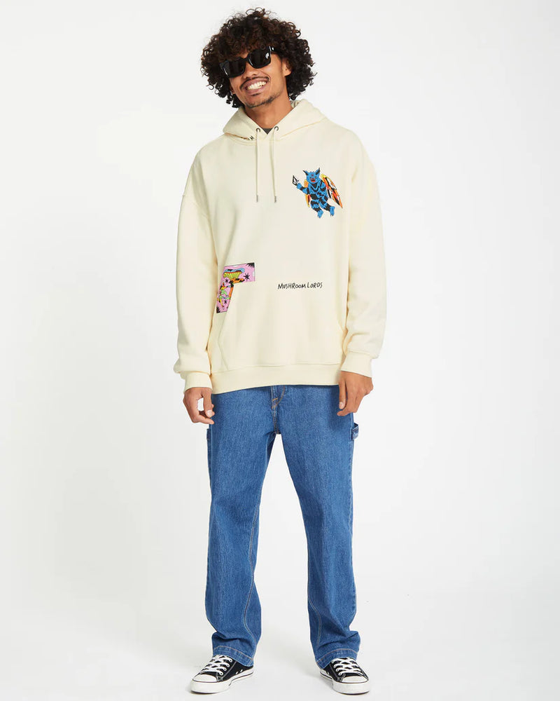 Load image into Gallery viewer, Volcom Unisex Bob Mollema 2 Hoodie Light Beige A4112506_LBG
