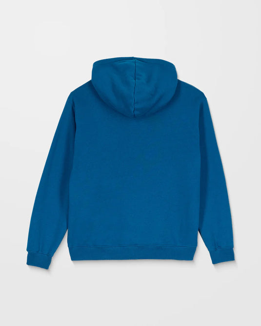 Volcom Men's Single Stone Hoodie Cosmic Blue A4112514-COS