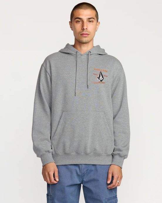 Volcom Men's Workwear Hoodie Heather Grey A4132503_HGR