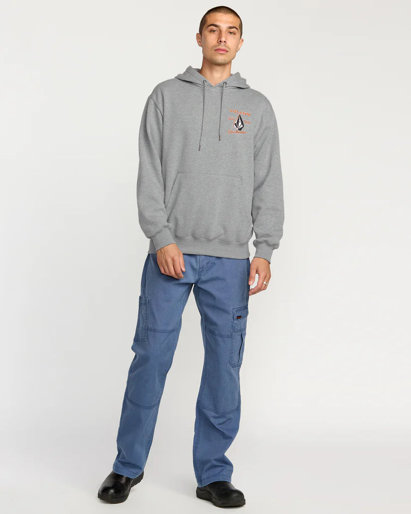 Load image into Gallery viewer, Volcom Men&#39;s Workwear Hoodie Heather Grey A4132503_HGR
