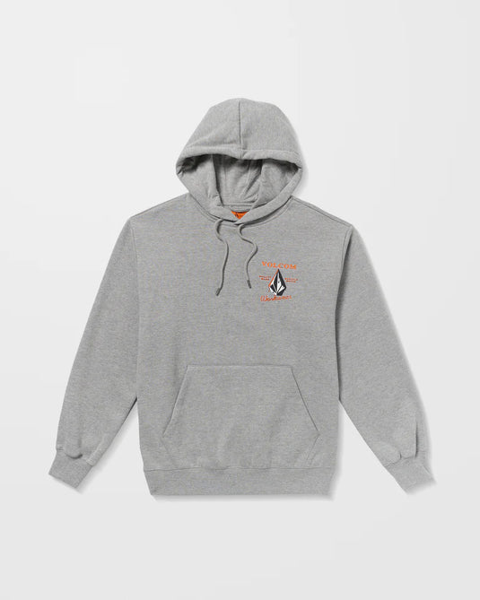 Volcom Men's Workwear Hoodie Heather Grey A4132503_HGR