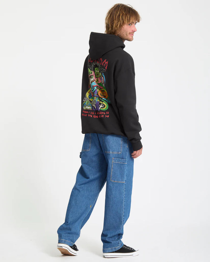 Load image into Gallery viewer, Volcom Men&#39;s JJ Villard Hoodie Black A4132504-BLK
