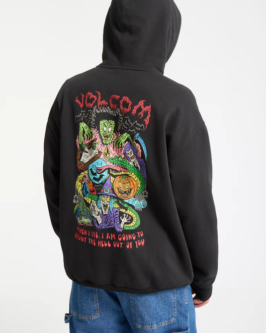 Volcom Men's JJ Villard Hoodie Black A4132504-BLK