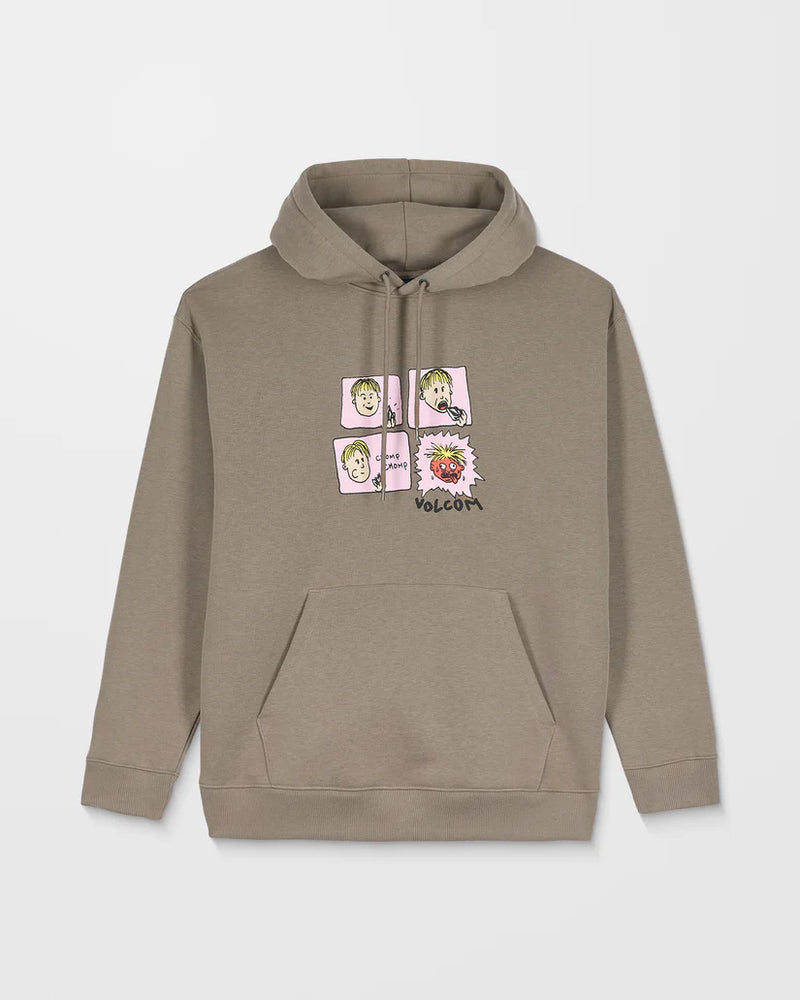 Load image into Gallery viewer, Volcom Men&#39;s Chomp Chomp Hoodie Brindle A4132508-BNL
