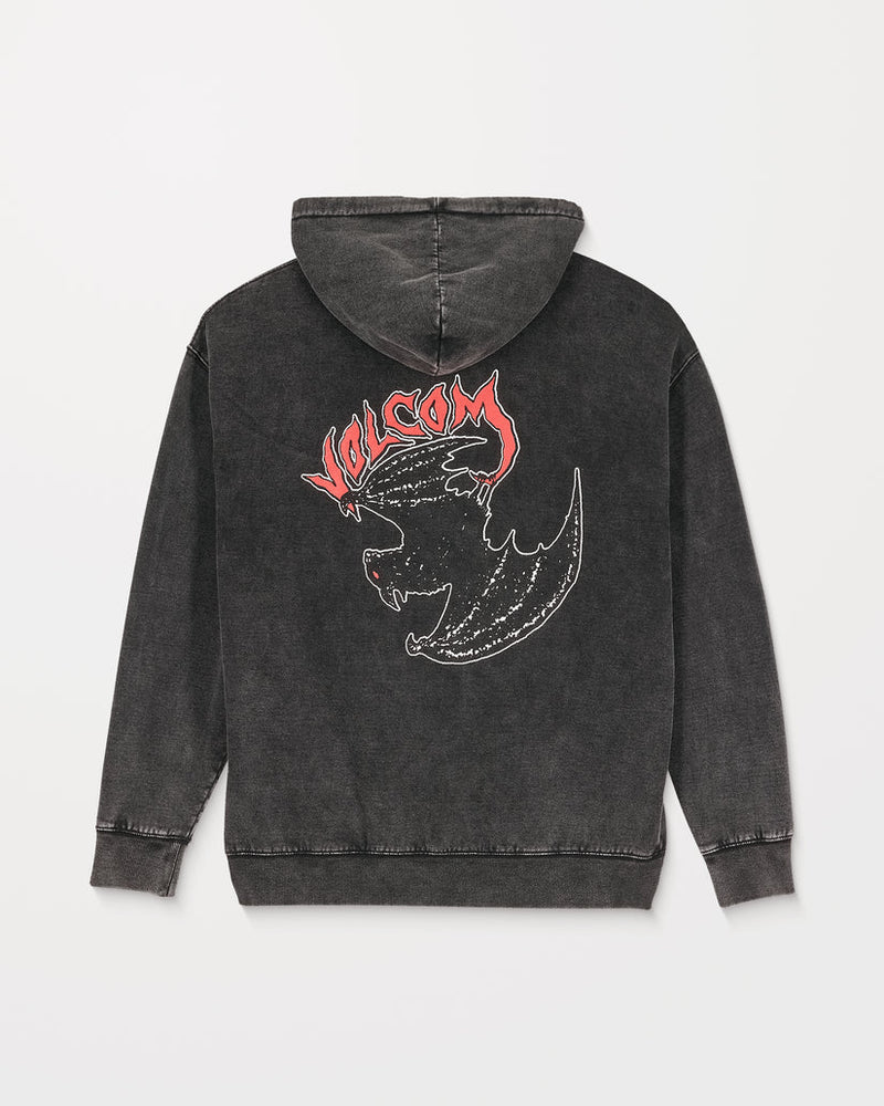 Load image into Gallery viewer, Volcom Men&#39;s Nightwasher Hoodie Light Acid Black A4132509-LAB
