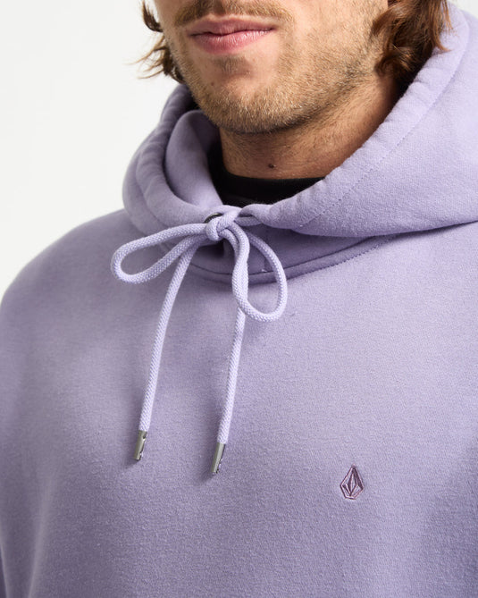 Volcom Men's Single Stone Hoodie Purple Ash A4132512_PPA