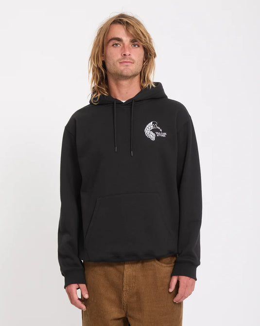 Volcom Men's Noder Hoodie Black A4132603-BLK