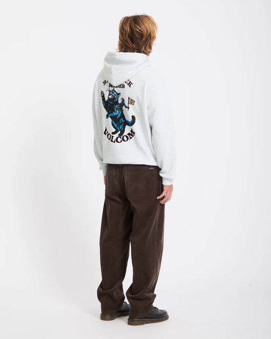 Volcom Men's Noder Po Hoodie Bone Heather A4132603-BNH