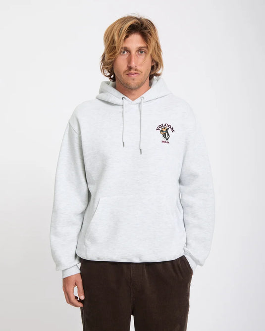 Volcom Men's Noder Po Hoodie Bone Heather A4132603-BNH