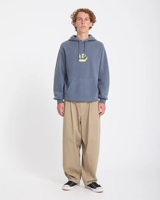 Volcom Men's Boiler Po Hoodie Storm Blue A4132607-SRB