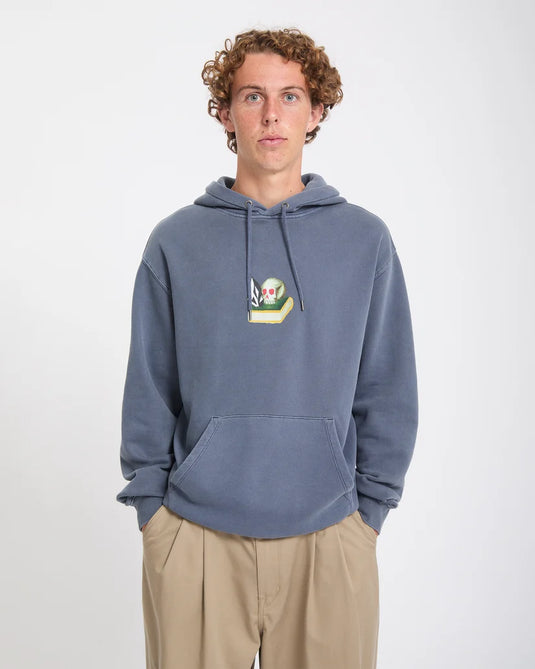 Volcom Men's Boiler Po Hoodie Storm Blue A4132607-SRB