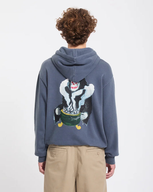 Volcom Men's Boiler Po Hoodie Storm Blue A4132607-SRB