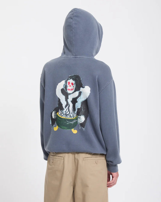 Volcom Men's Boiler Po Hoodie Storm Blue A4132607-SRB