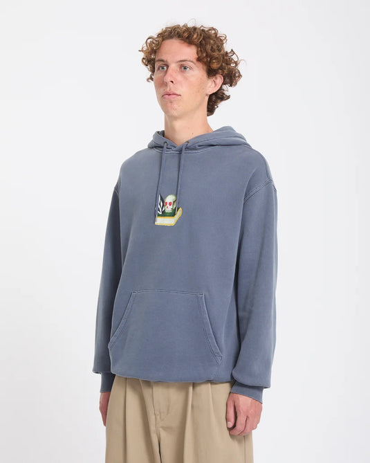Volcom Men's Boiler Po Hoodie Storm Blue A4132607-SRB