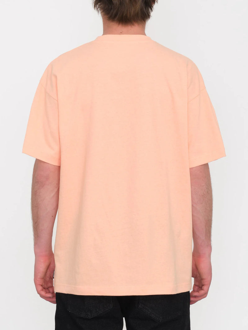 Load image into Gallery viewer, Volcom Men&#39;s Arthur Longo 3 Loose Fit T-Shirt Salmon A4312414_SLM

