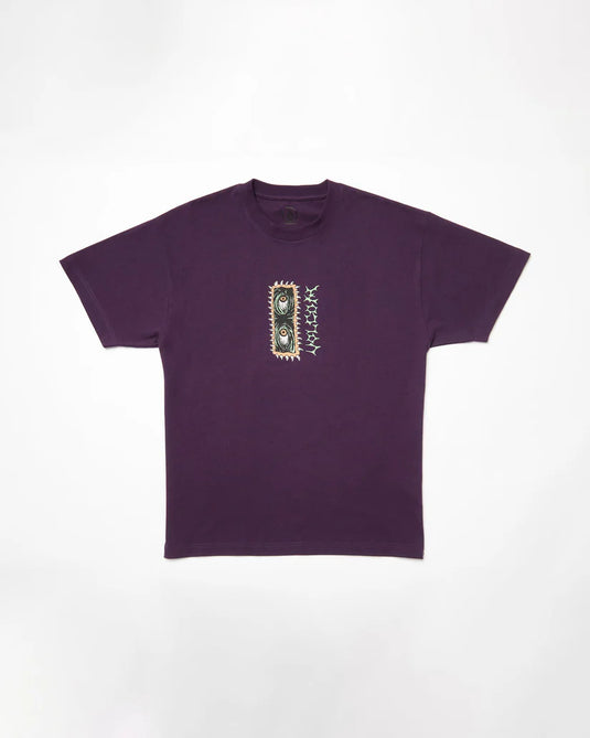 Volcom Men's Eye Rust T-Shirt Grape Royal A4312551_GPR