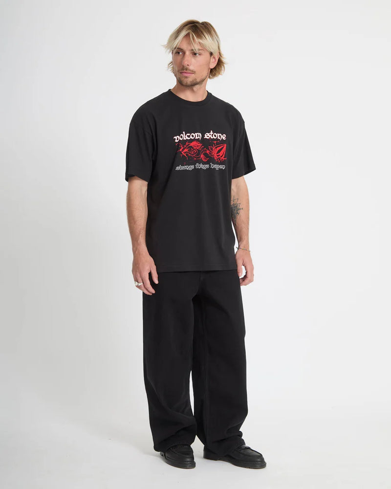 Load image into Gallery viewer, Volcom Men's Ingrow T-Shirt Black A4312668_BLK

