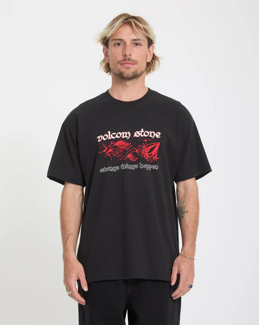 Volcom Men's Ingrow T-Shirt Black A4312668_BLK