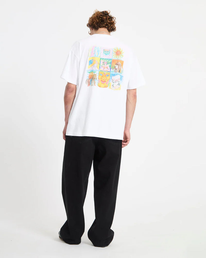 Load image into Gallery viewer, Volcom Men's Double Fantasy T-Shirt White A4312671_WHT
