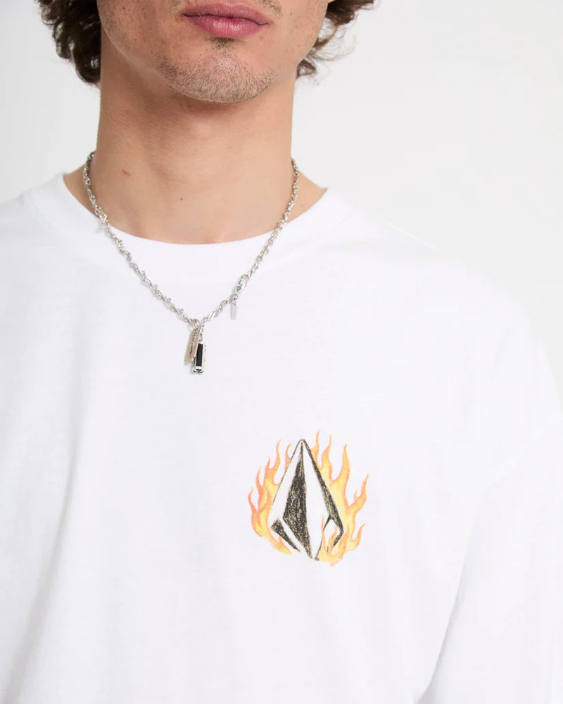 Load image into Gallery viewer, Volcom Men's Double Fantasy T-Shirt White A4312671_WHT
