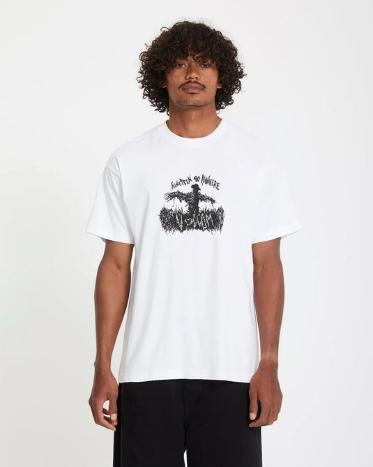 Volcom Men's Gony Zubizarreta T-Shirt White A4312673_WHT