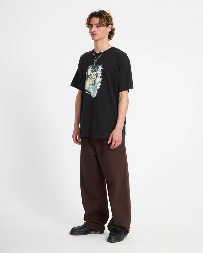 Load image into Gallery viewer, Volcom Men's Issam Auptel T-Shirt Black A4312674_BLK
