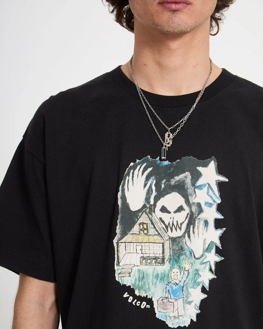 Volcom Men's Issam Auptel T-Shirt Black A4312674_BLK