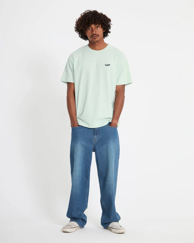 Load image into Gallery viewer, Volcom Men's Pistol Stone T-Shirt Pale Aqua A4312675_PAQ
