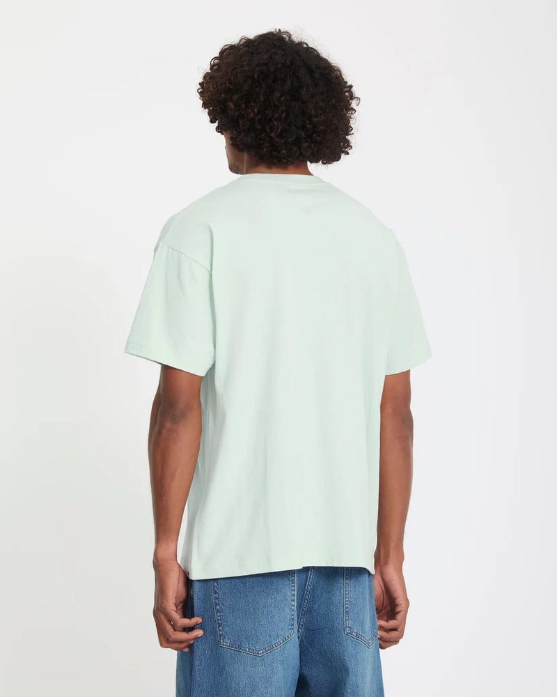 Load image into Gallery viewer, Volcom Men's Pistol Stone T-Shirt Pale Aqua A4312675_PAQ
