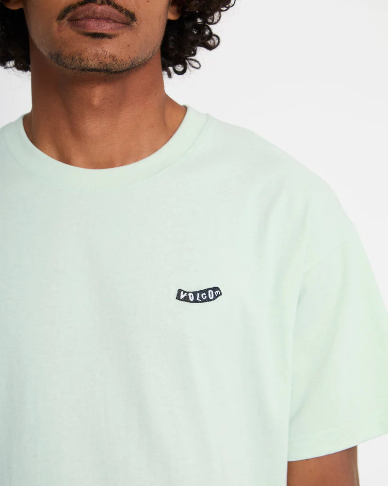 Load image into Gallery viewer, Volcom Men's Pistol Stone T-Shirt Pale Aqua A4312675_PAQ
