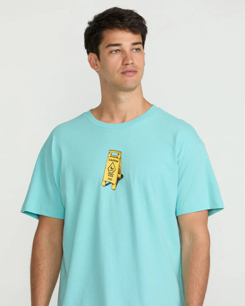 Load image into Gallery viewer, Volcom Men&#39;s Dance Floor T-Shirt Poolside A4322505_PSD
