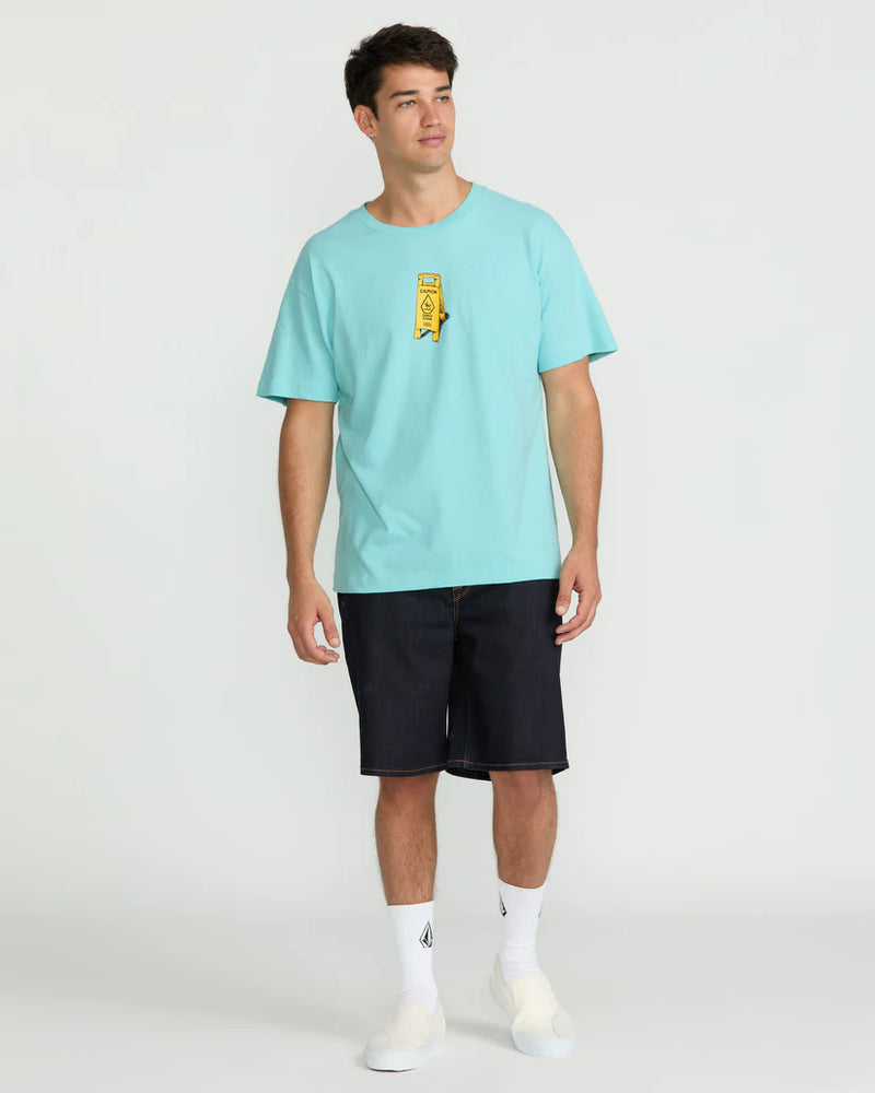 Load image into Gallery viewer, Volcom Men&#39;s Dance Floor T-Shirt Poolside A4322505_PSD
