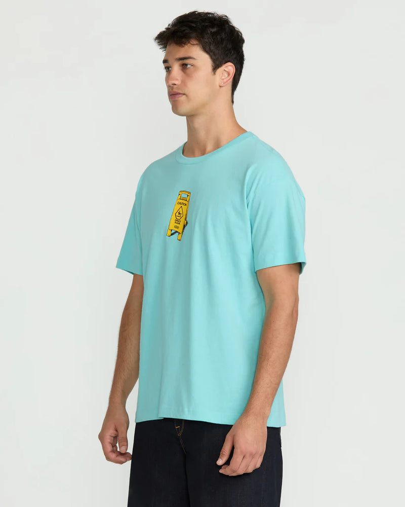 Load image into Gallery viewer, Volcom Men&#39;s Dance Floor T-Shirt Poolside A4322505_PSD
