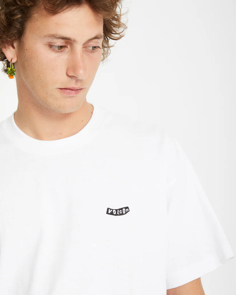 Load image into Gallery viewer, Volcom Unisex Pistol Stone T-Shirt White A4332308_WHT

