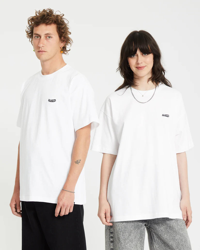 Load image into Gallery viewer, Volcom Unisex Pistol Stone T-Shirt White A4332308_WHT
