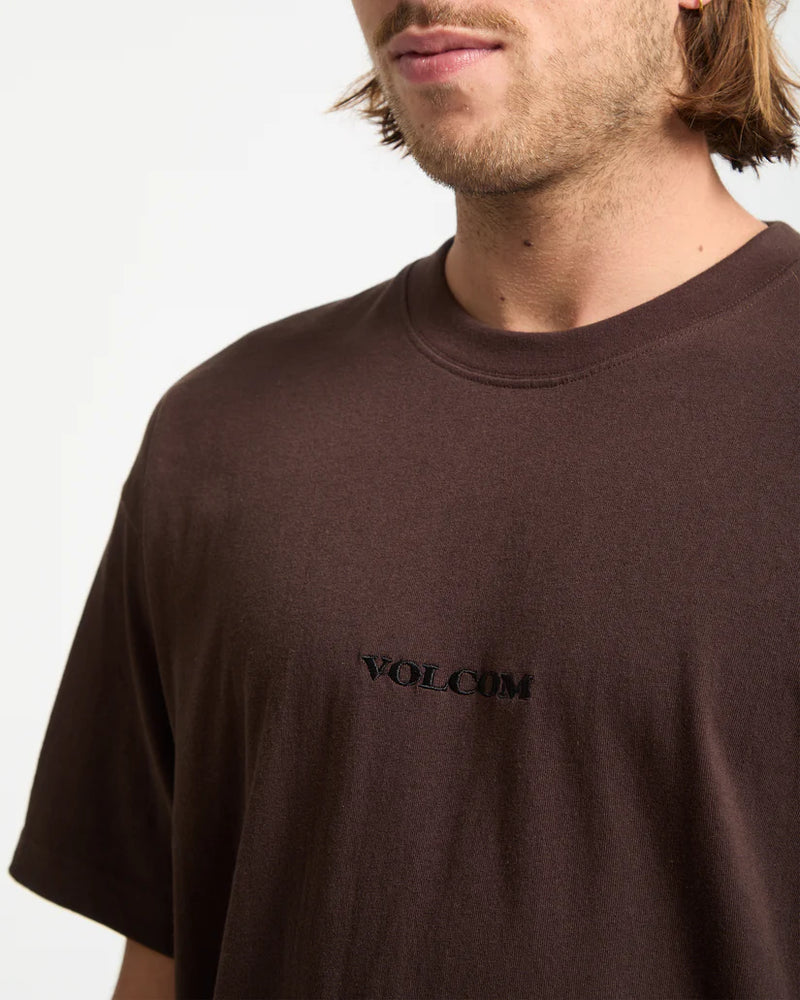 Load image into Gallery viewer, Volcom Men&#39;s Volcom Stone T-Shirt Cacao A4332409-CAO

