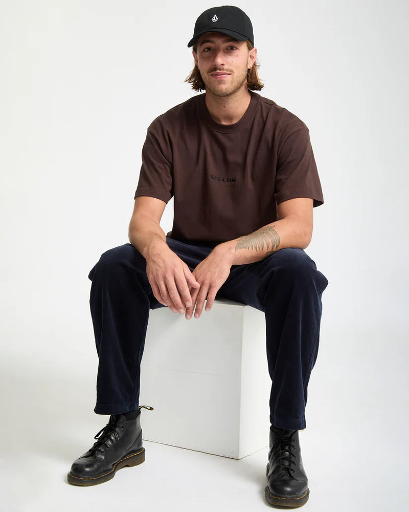 Load image into Gallery viewer, Volcom Men&#39;s Volcom Stone T-Shirt Cacao A4332409-CAO
