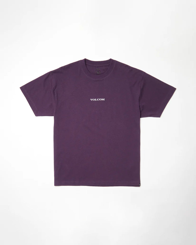 Load image into Gallery viewer, Volcom Men&#39;s Stone T-Shirt Grape Royal A4332409_GPR
