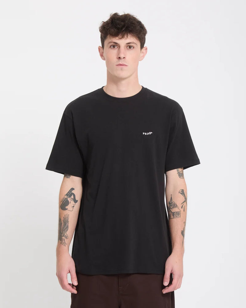 Load image into Gallery viewer, Volcom Men's Pistol Stone T-Shirt Black A4332600-BLK
