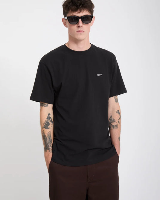 Volcom Men's Pistol Stone T-Shirt Black A4332600-BLK