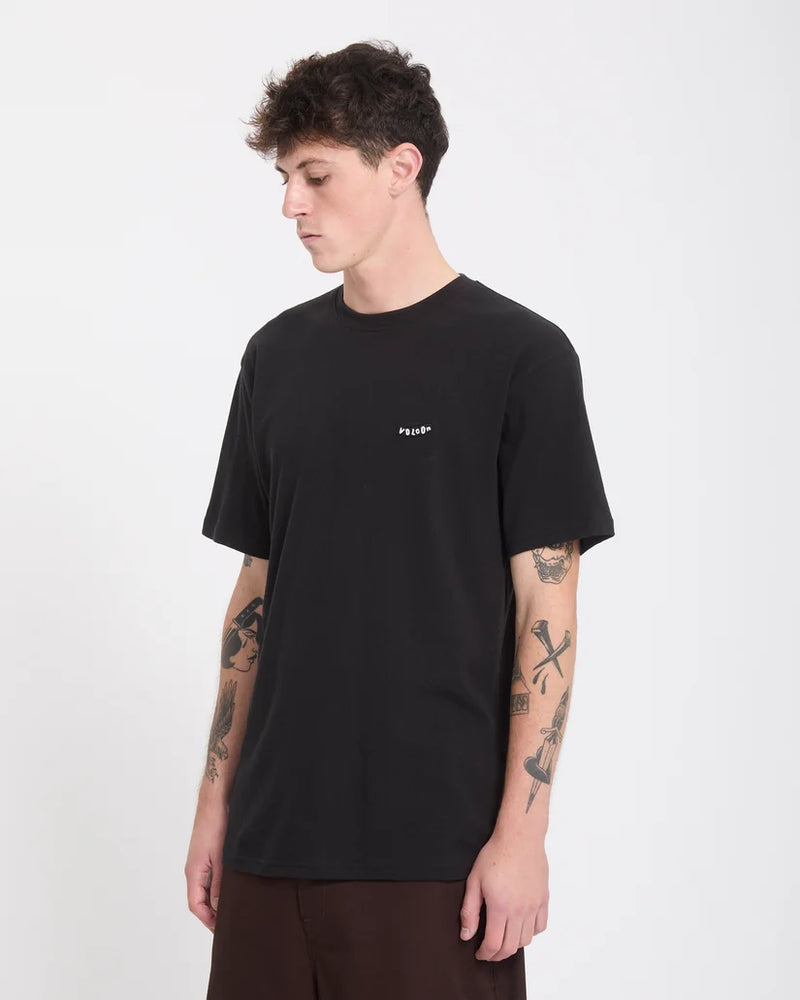 Load image into Gallery viewer, Volcom Men's Pistol Stone T-Shirt Black A4332600-BLK
